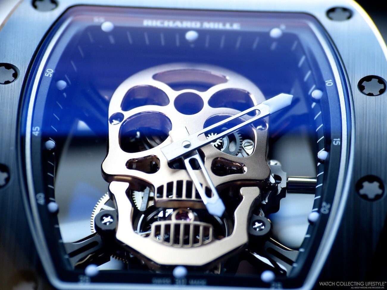 RM 52-01 Blue Sapphire Tourbillon Skull Edition: $3.1 Million