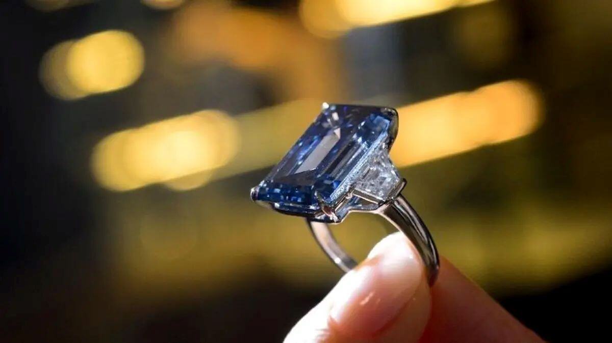 8. The Oppenheimer Blue Diamond – $57.5 million