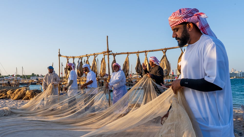 Pearl diving in UAE