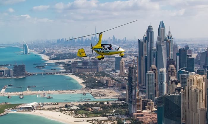 Gyrocopter experience at Skyhub Dubai.jpg fun activities in dubai for adults