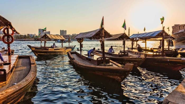 Bur Dubai Abra Station.jpg historical places in dubai