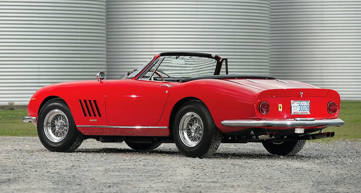 1967 Ferrari 275 GTB4 NART Spider.jpg most expensive Ferraris ever sold. 