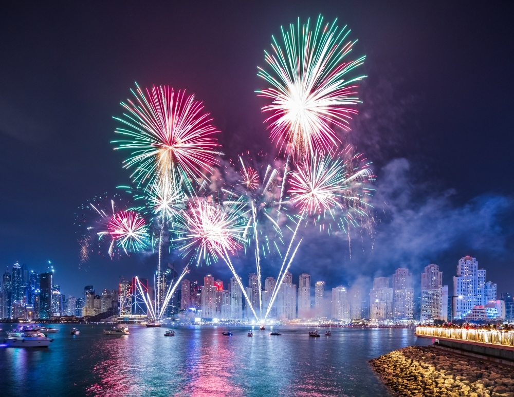 National Day Fireworks in Dubai